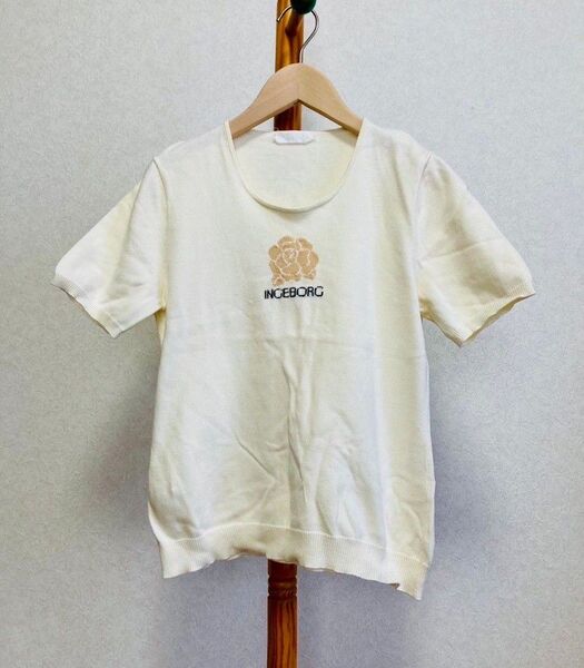 INGEBORG インゲボルグ 半袖ニット 半袖 M Tシャツ