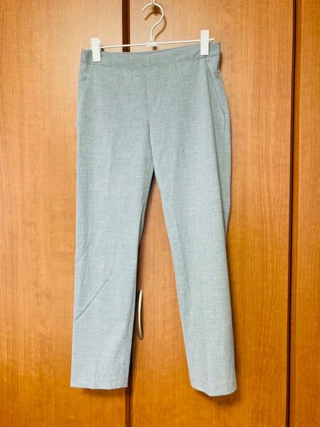 スマートスタイル アンクルパンツ ユニクロ グレー M ウエストゴム 美品