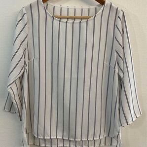 スクロール Scroll ブラウス 7分袖