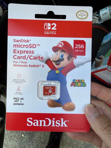 Switch2 SDカード microSD Express Card 256GB