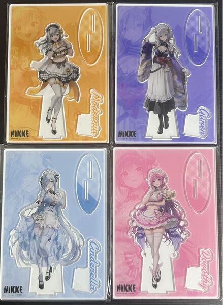 勝利の女神 NIKKE アクリルスタンド 4点 コラボ and GALLERY