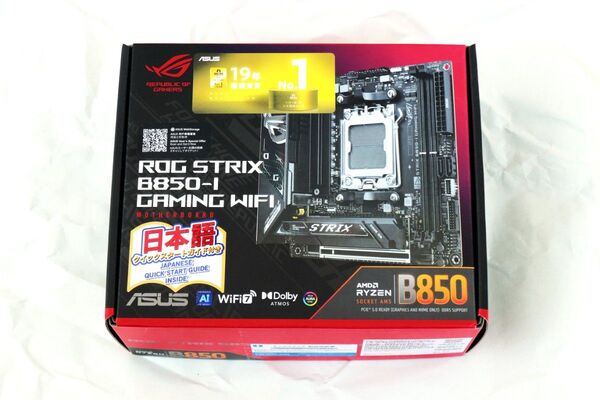 ■Mini-ITX■ASUS ROG STRIX B850-I GAMING WIFI AM5 最新チップセット 動作確認済