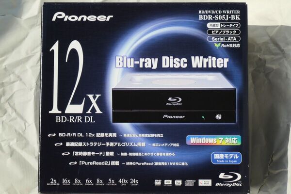 未使用 Pioneer BDR-S05J BK パイオニア ブルーレイ Blu-ray