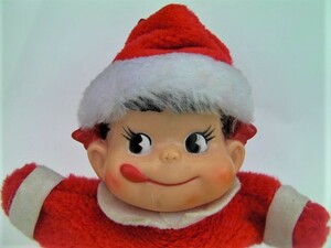  Showa era 40 period * Showa Retro . Peko-chan sun ta* Christmas Santa Claus hand .. puppet * Fujiya *1960 period that time thing 