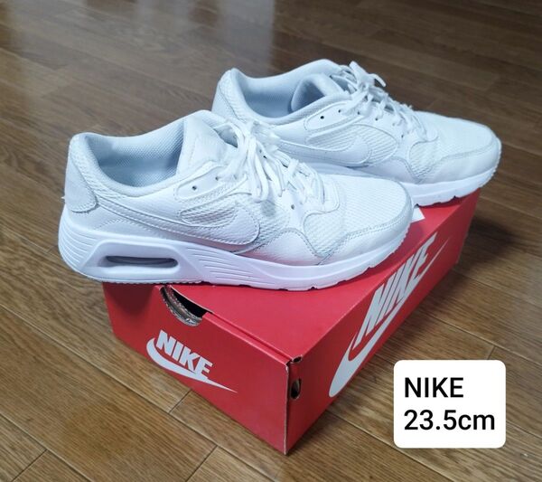 美品 NIKE レディース スニーカー エアマックス ホワイト 23.5cm