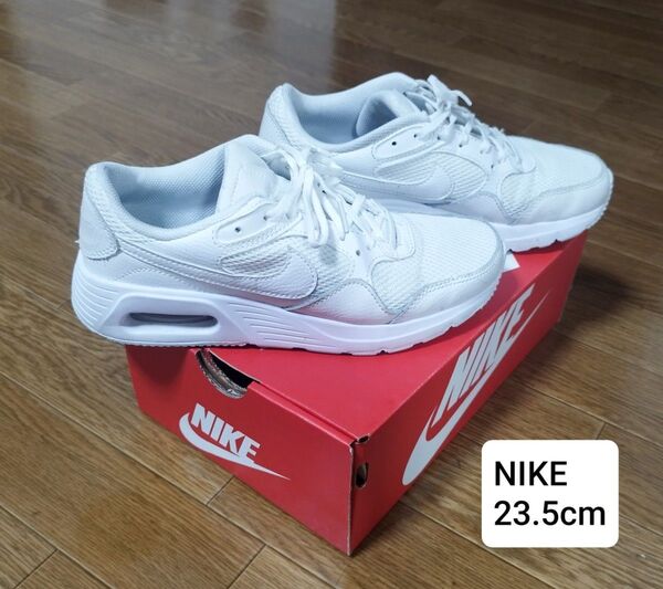 美品 NIKE レディース スニーカー エアマックス ホワイト 23.5cm