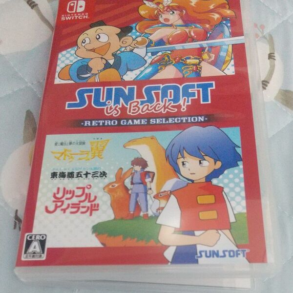 【Switch】 SUNSOFT is Back! レトロゲームセレクション サンソフト バッジ&ラバーチェーン 非売品