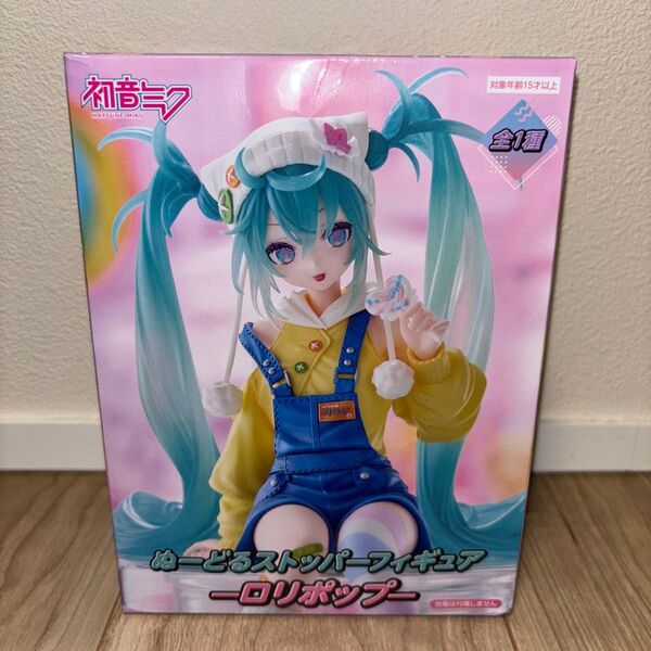 【新品・最安価】 初音ミク ぬーどるストッパー フィギュア ロリポップ