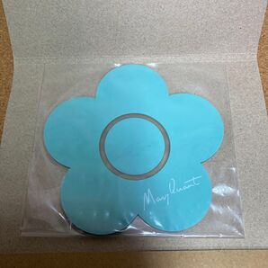 Mary Quant コースター 未使用 デイジー水色