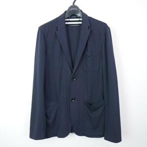 13SS SOPHNET. ソフネット SOPH ソフ STRETCH JERSEY 2 BUTTON JACKET ストレッチ ジャージー 2B テーラードジャケット NAVY M