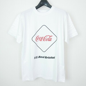 20SS F.C.Real Bristol F.C.R.B. ブリストル COCA-COLA コカコーラ EMBLEM TEE コットン 半袖 エンブレム ロゴ Tシャツ カットソー WHITE S