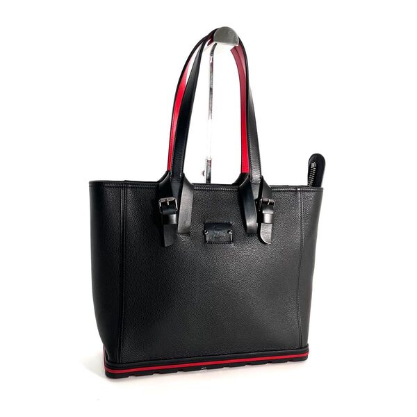 【価格相談可能】ほぼ未使用 Christian Louboutin クリスチャンルブタン カバイカー トートバッグ スタッズ 黒