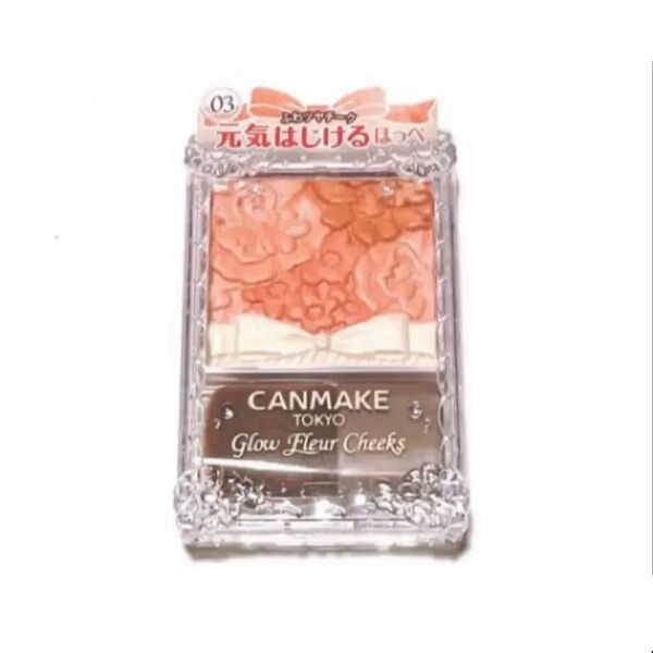 CANMAKE キャンメイク グロウフルールチークス(03 フェアリーオレンジフルール)
