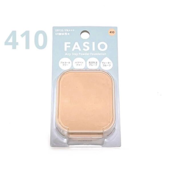ファシオ エアリーステイ パウダーファンデーション 410 オークル レフィル 10g スポンジ入り