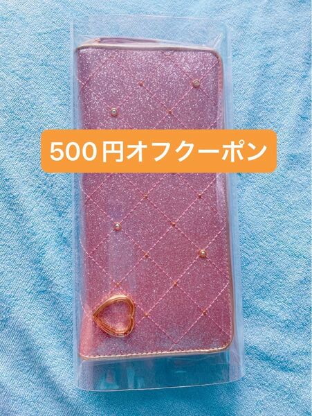 サマンサタバサプチチョイス ピンク ラメ入り長財布 ハート