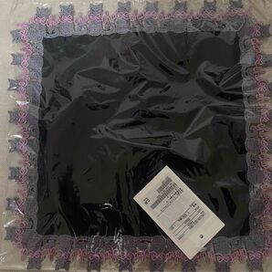 【新品未開封】近沢レース ロシアンブルー ブラック(黒) ハンカチ