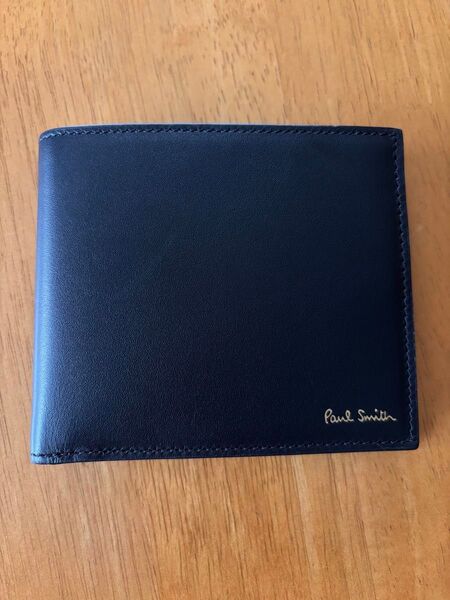 Paul Smith 二つ折り財布 ブラック レザー