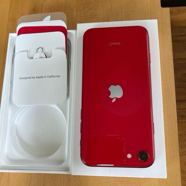 iPhone se2 第2世代 128GB レッド SIMフリー 利用制限◯ バッテリー100% 美品