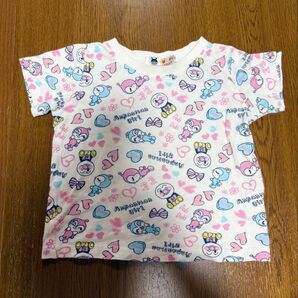 【アンパンマン ガールズ 80cm】Tシャツ 半袖 Tシャツ ドキンちゃん コキンちゃん アンパンマン