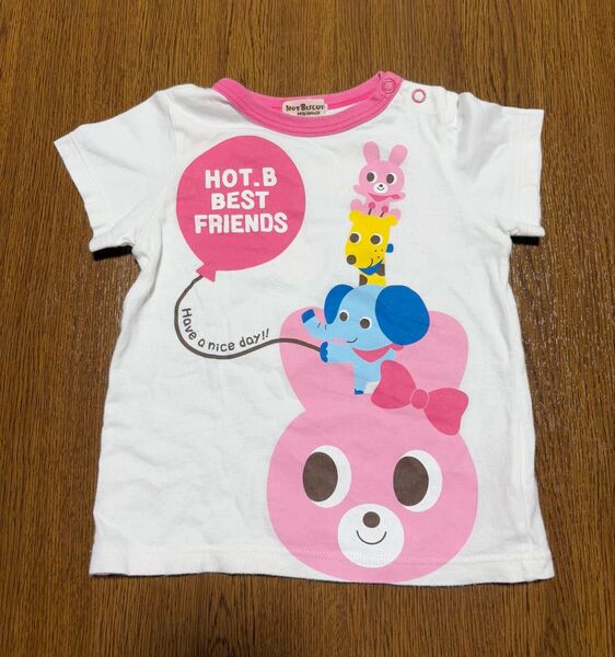 【ホットビスケッツ】Tシャツ 80cm MIKIHOUSE 半袖 トップス ベビー服 子供服