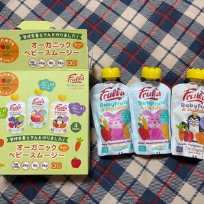 Frueea オーガニックベビースムージー 3個 乳児規格用食品 離乳食