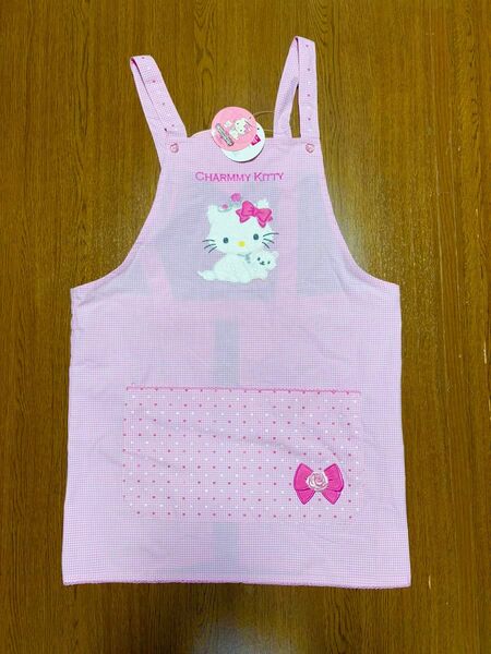【新品タグ付き】CHARMMY KITTY エプロン ピンク ギンガムチェック チャーミーキティ