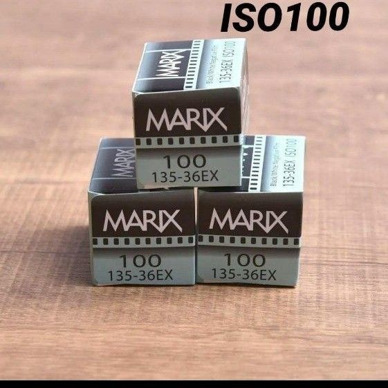 MARIX マリックス ISO100 白黒ネガフィルム 36枚 3個