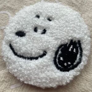 スヌーピー ウッドストック 刺繍 缶バッジ