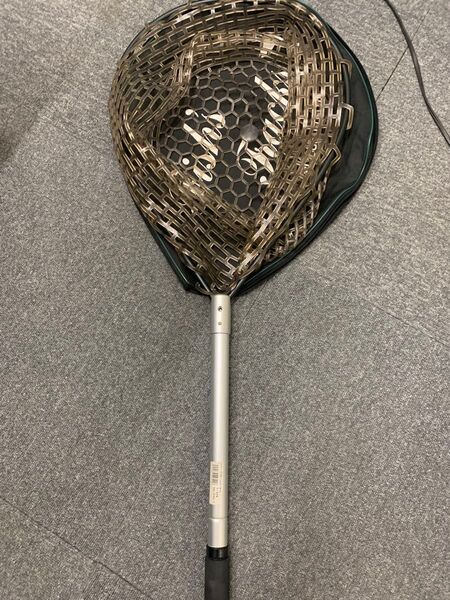 昌栄 ラバーランディングネット ライト ケース付き(38×50cm) ショウエイ 管釣り カバー付き タモ網 たも網 伸縮