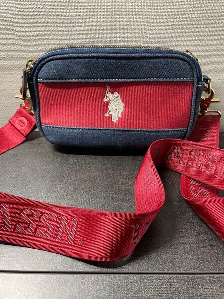 U.S.POLO ASSN ユーエスポロアッスン ショルダーバッグ デニム ポロ ポロ POLO バッグ