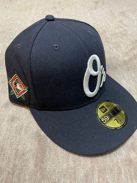 限定 ボルチモアオリオールズ 59fifty ネイビーカラー 記念 ニューエラ キャップ newera