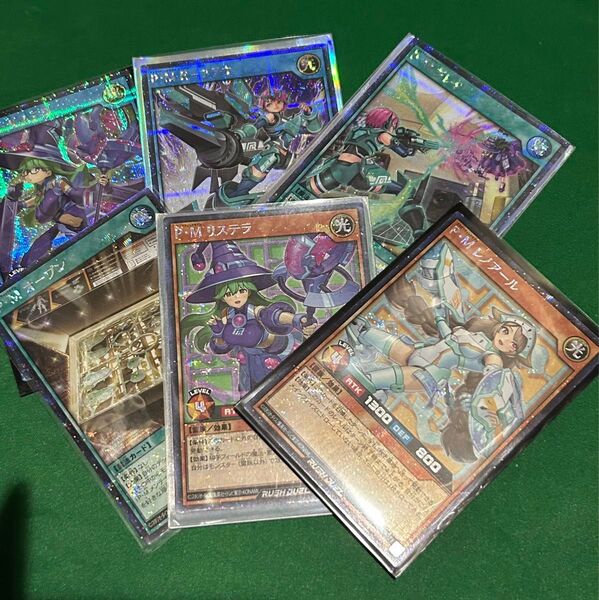 遊戯王ラッシュデュエル PM シークレット 6枚 P・M プラズマティックモデル レノアール リステラ ブラウ プレイ オープン