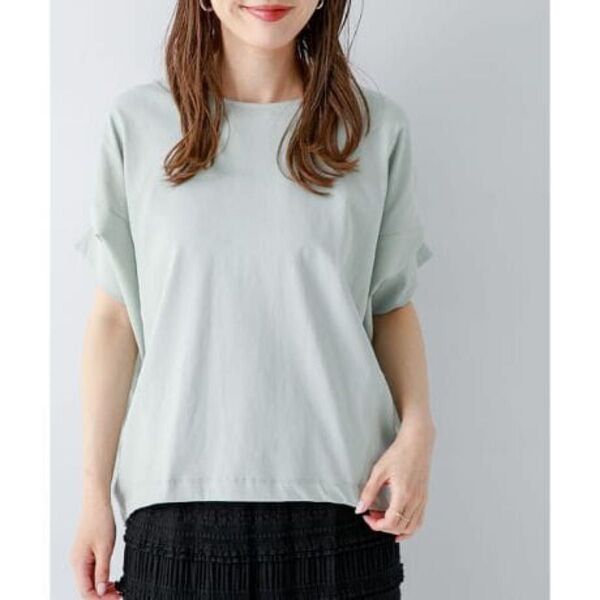 美品アーバンリサーチサニーレーベルTシャツ クールタッチドルマンプルオーバー コモエリークローゼット