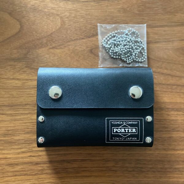 《未使用希少》PORTER PERFECT BOOK ポーターパーフェクトブック 付録 レザーIDホルダー