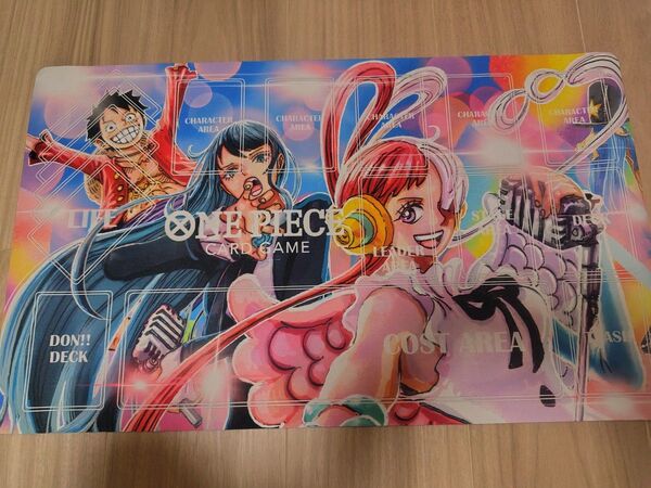 値下げ不可 ワンピースカードゲーム プレイマット 海外製 ウタ Ado ルフィ 麦わらの一味 FILM RED