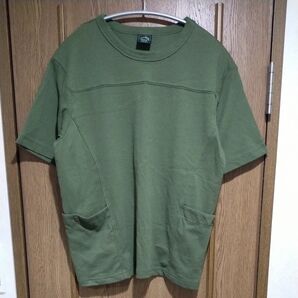 WORKMANワークマン キッズ半袖Tシャツ 150 カーキ オーバーシルエット