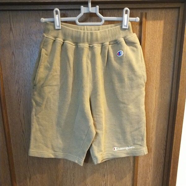 CHAMPION チャンピオン ショートパンツ ハーフパンツ ボトムス 150 スエット カーキ