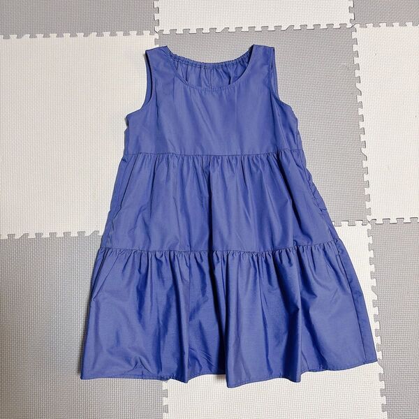 GU ティアードワンピース 子ども服 130