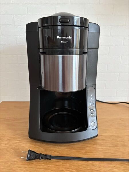 Panasonic コーヒーメーカー NC-A57(中古品) ※ガラス容器・フタは付属なし