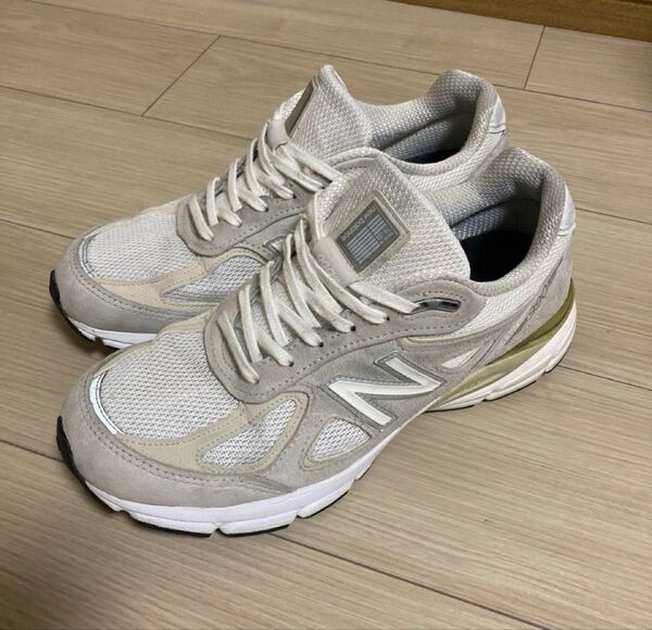 New Balance M990NC4 アメリカ製 ニューバランス 26.5 スニーカー ホワイト