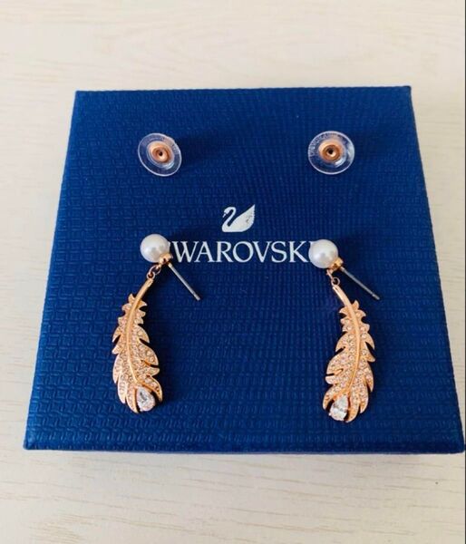 スワロフスキー Swarovski Nice ドロップピアス ミックスカット