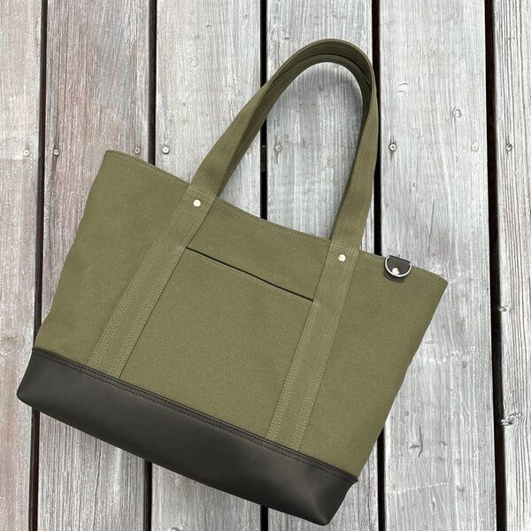 トートバッグL 【倉敷帆布×本革】