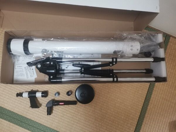 Jr.Science 80mm 屈折式天体望遠鏡 226倍 三脚