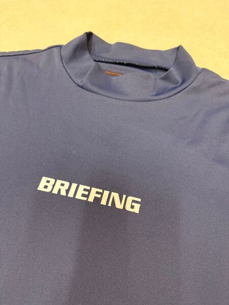 【BRIEFING GOLF】ブリーフィング ゴルフウェア モックネック ネイビー サイズL