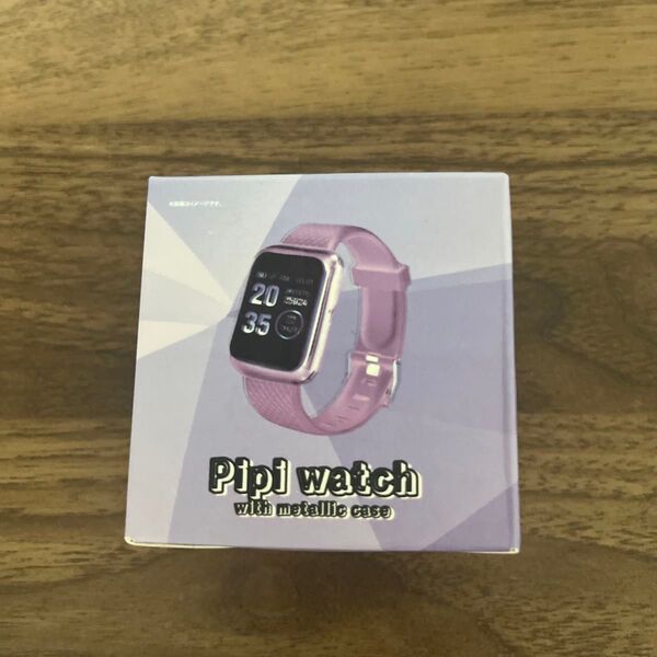 メタリックケースPipi watch (ピンクゴールド)