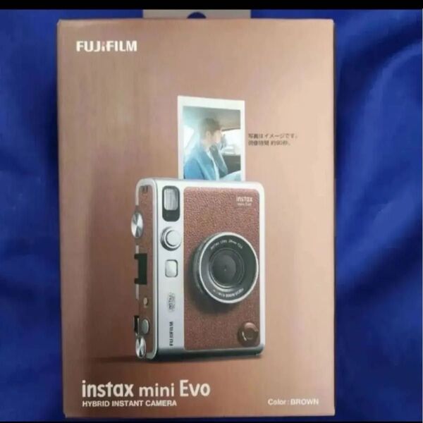 新品 FUJI instax mini Evo チェキ TypeC ブラウン