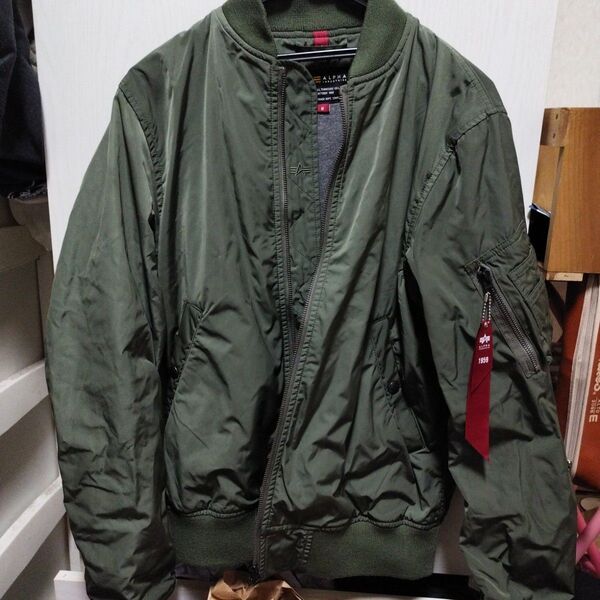 ALPHA INDUSTRIES MA-1 ジャケット カーキ M