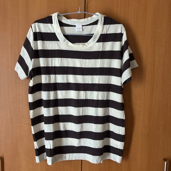LAITERIE レイトリー ふわふわ天竺ボーダー 半袖カットソー 半袖Tシャツ