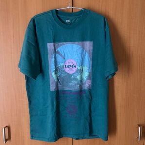 Levi's リーバイス リラックスTシャツ ヴィンテージ ロゴ 緑