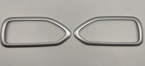 【鏡面シルバー仕上げ】ヴォクシー/ノア 90系 ドアハンドルボウルカバー 2P インテリアパネル ABS製 専用設計